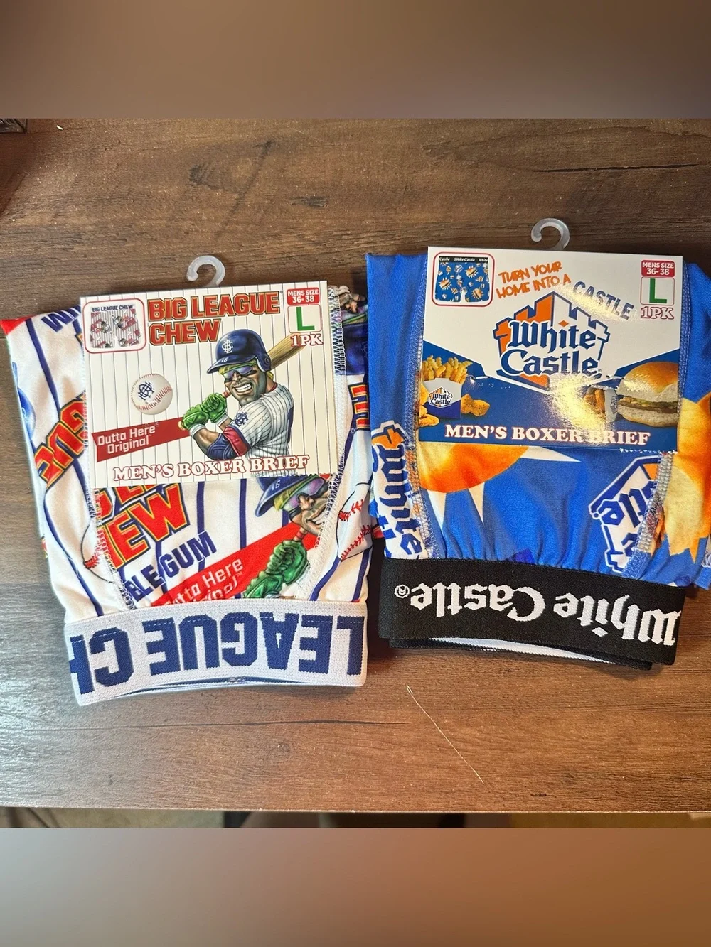 Big League Chew  & White Castle Mens Boxer Brief Size Large (36-38) NEW